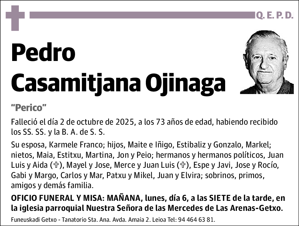 Pedro Casamitjana Ojinaga