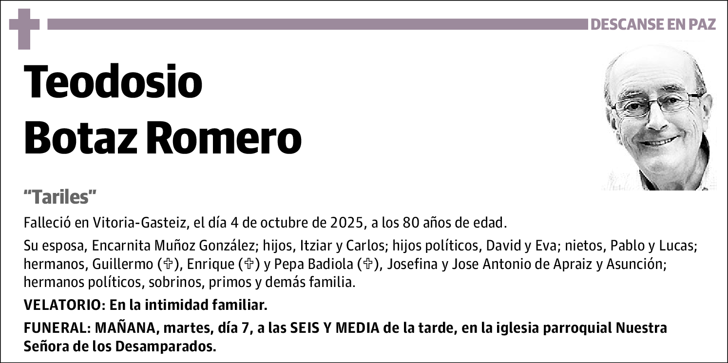 Teodosio Botaz Romero