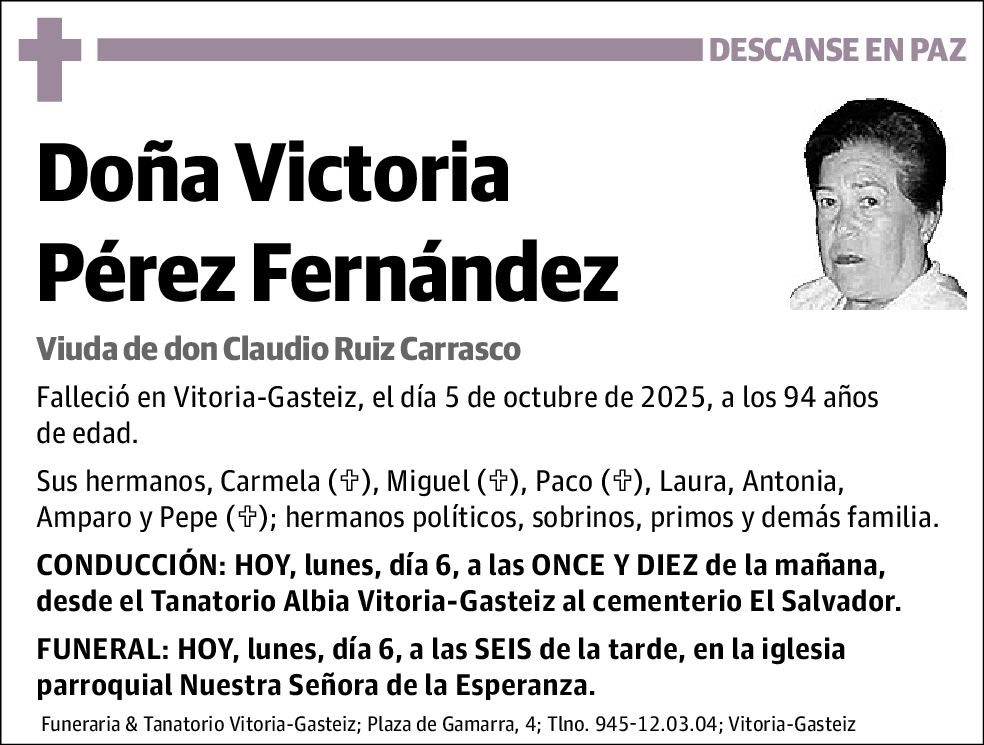 Victoria Pérez Fernández