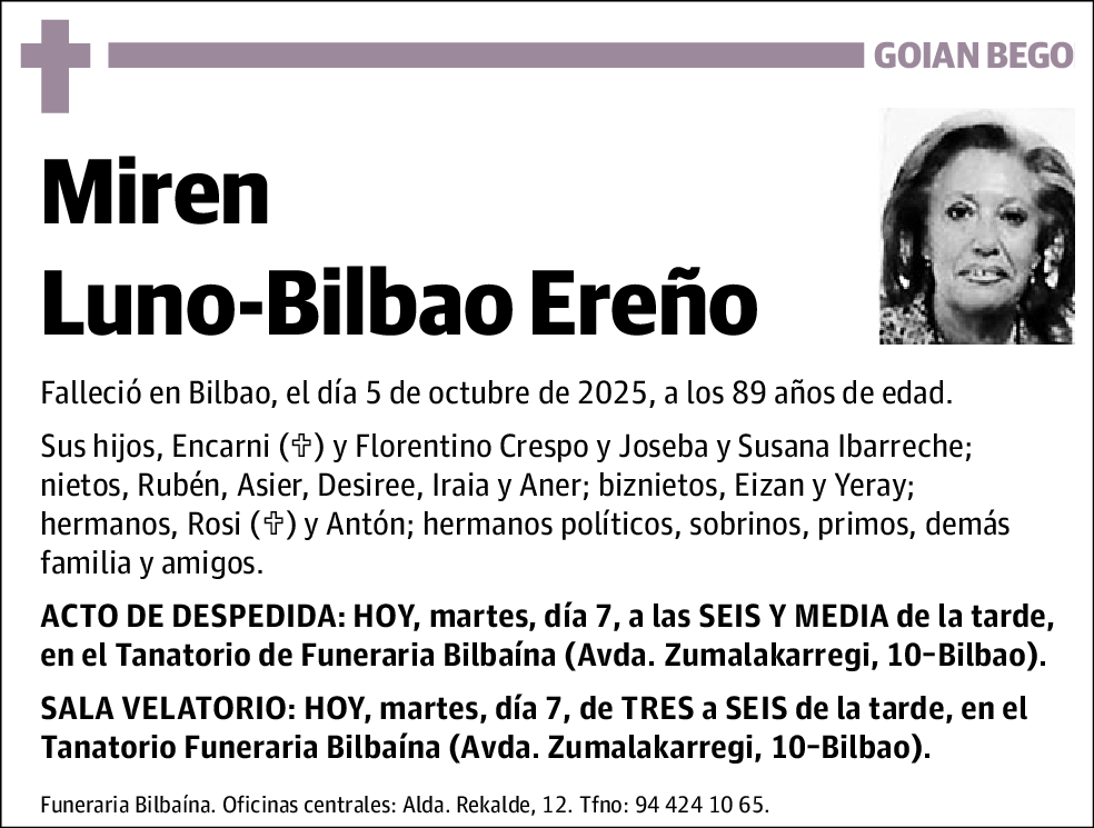 Miren Luno-Bilbao Ereño