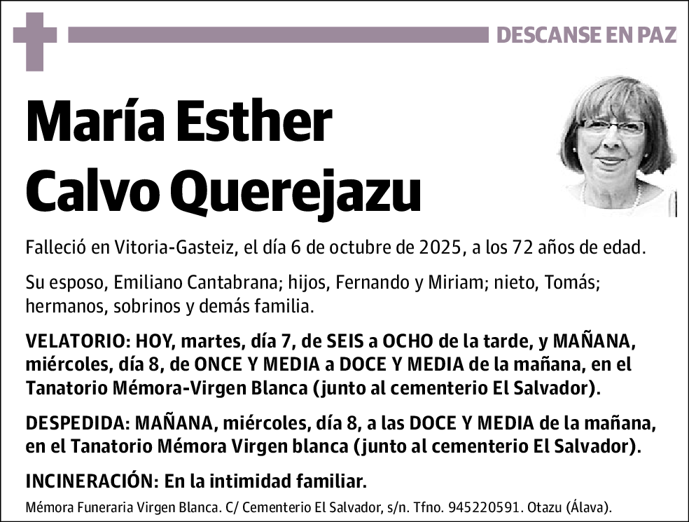 María Esther Calvo Querejazu