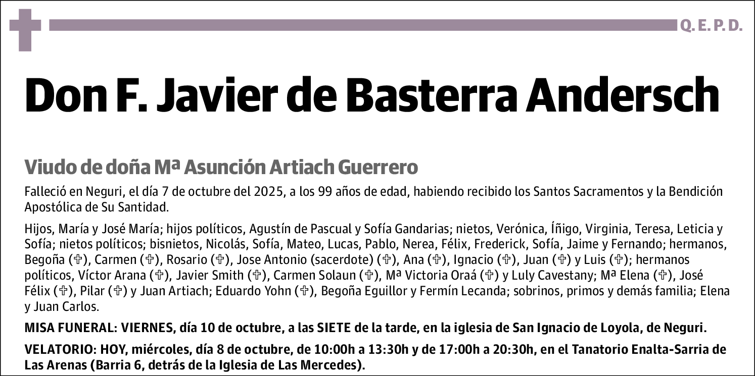 F.Javier De Basterra Andersch
