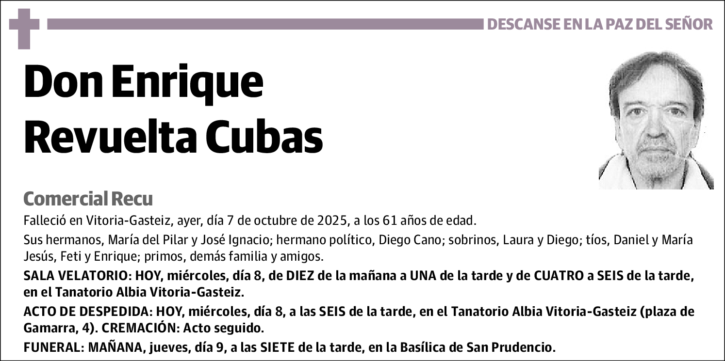 Enrique Revuelta Cubas