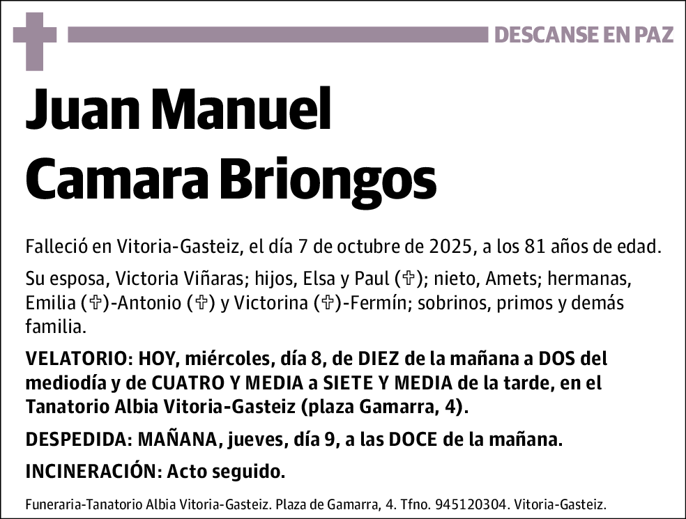 Juan Manuel Camara Briongos