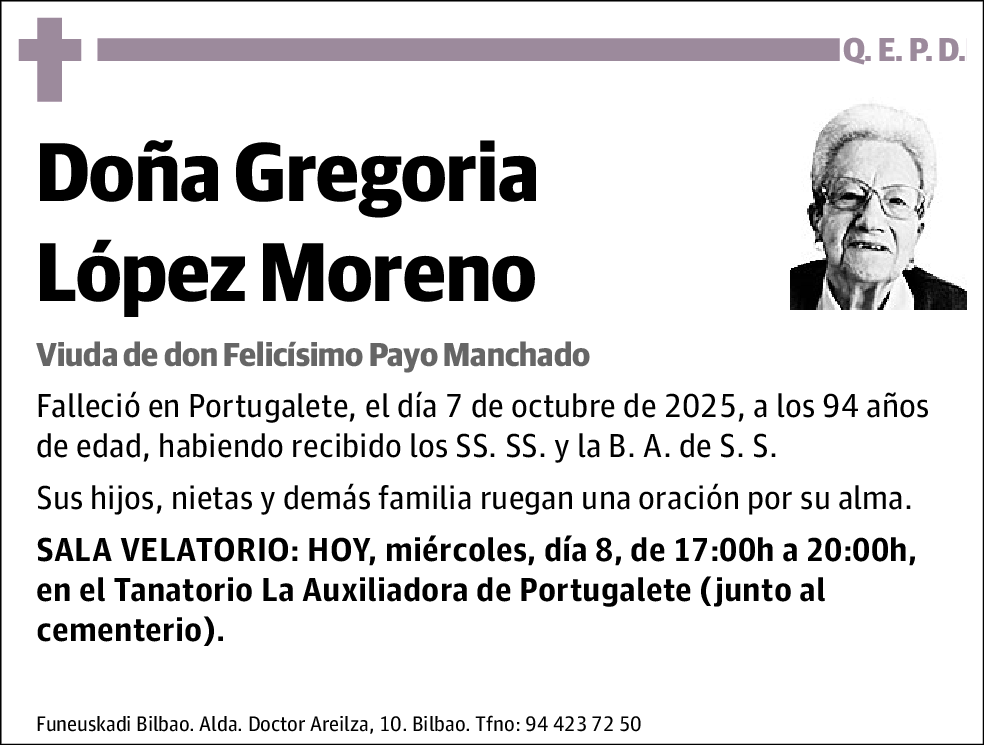 Gregoria López Moreno