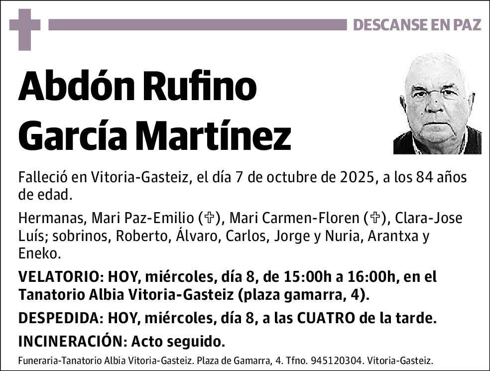 Abdón Rufino García Martínez