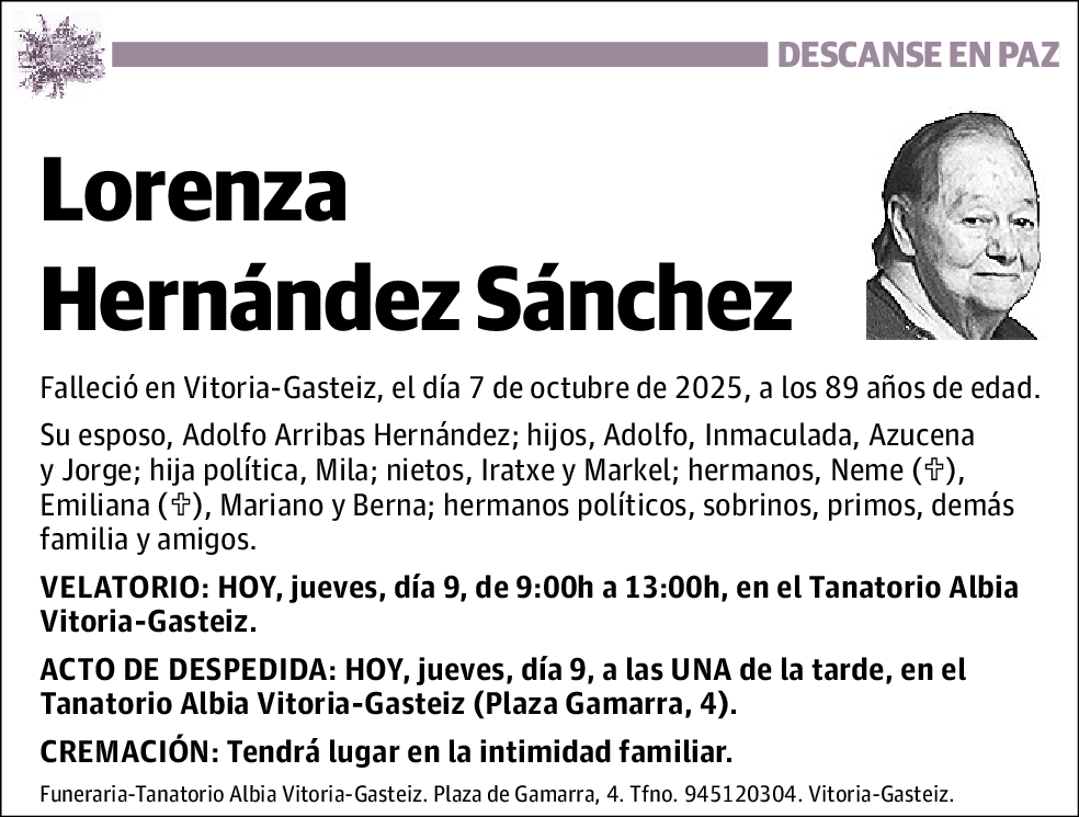 Lorenza Hernández Sánchez