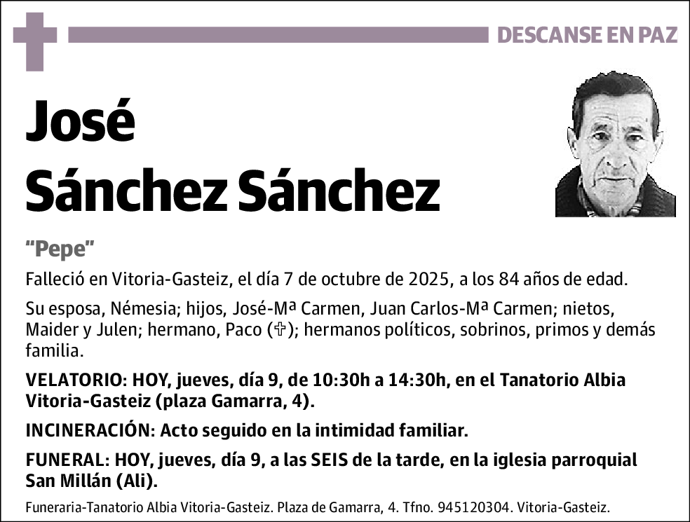 José Sánchez Sánchez
