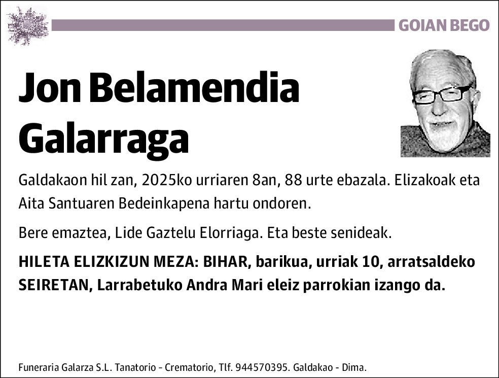 Jon Belamendia Galarraga