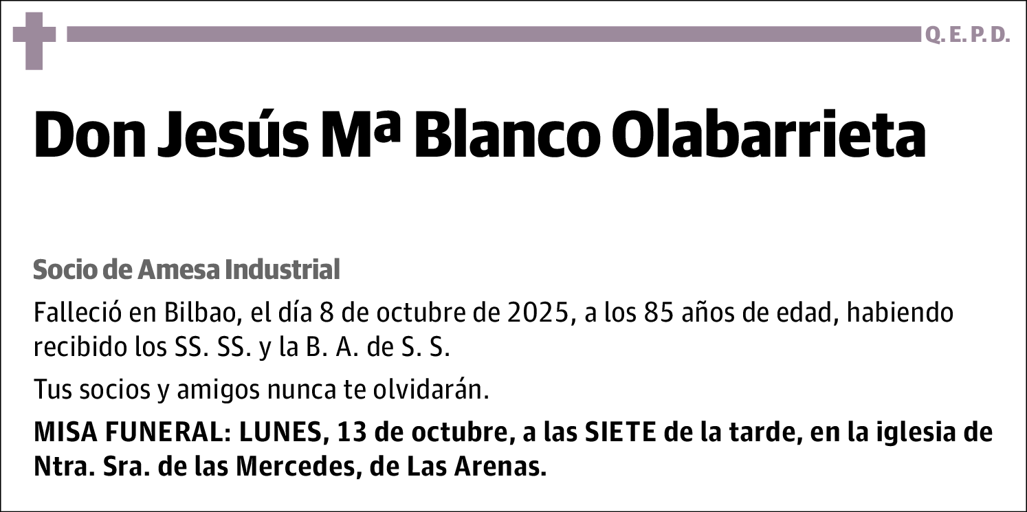 Jesus Mª Blanco Olabarrieta