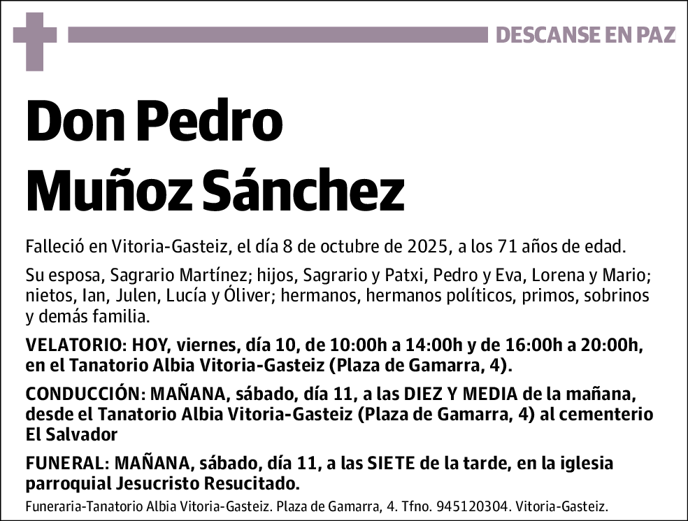 Pedro Muñoz Sánchez