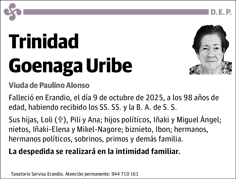 Trinidad Goenaga Uribe