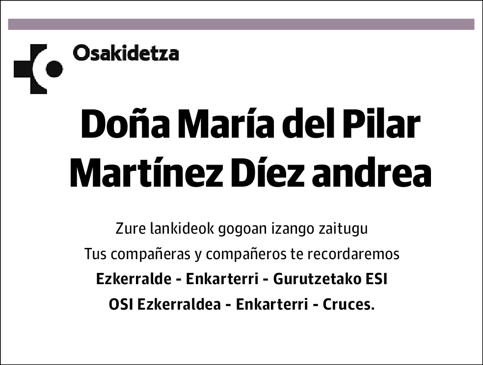 María del Pilar Martínez Díez