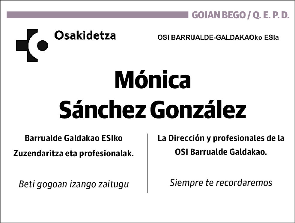 Mónica Sánchez González