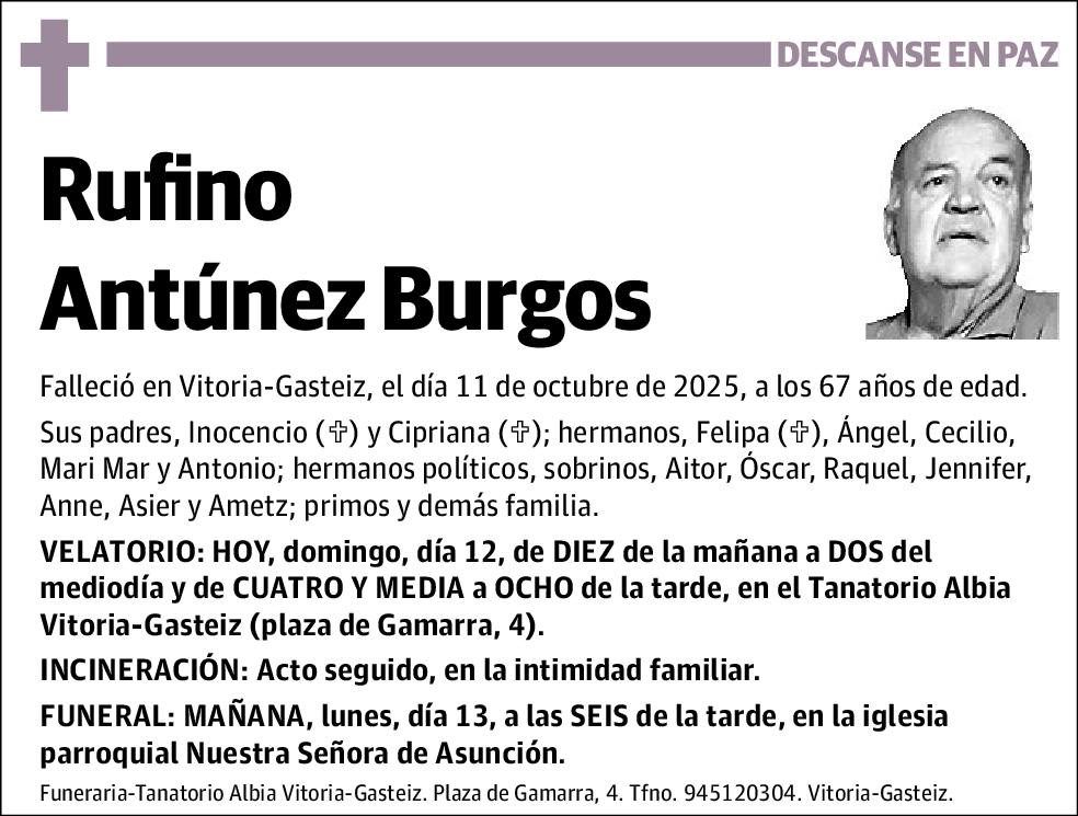 Rufino Antúnez Burgos