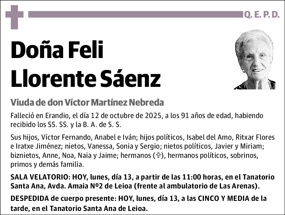 Feli Llorente Sáenz