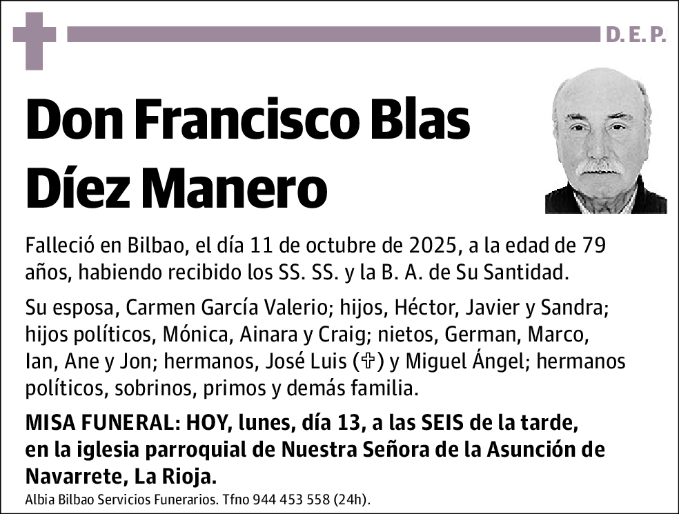 Francisco Blas Díez Manero