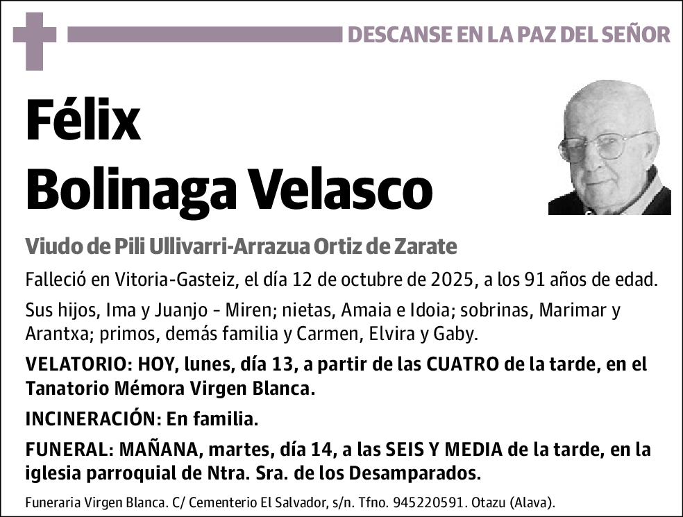 Félix Bolinaga Velasco