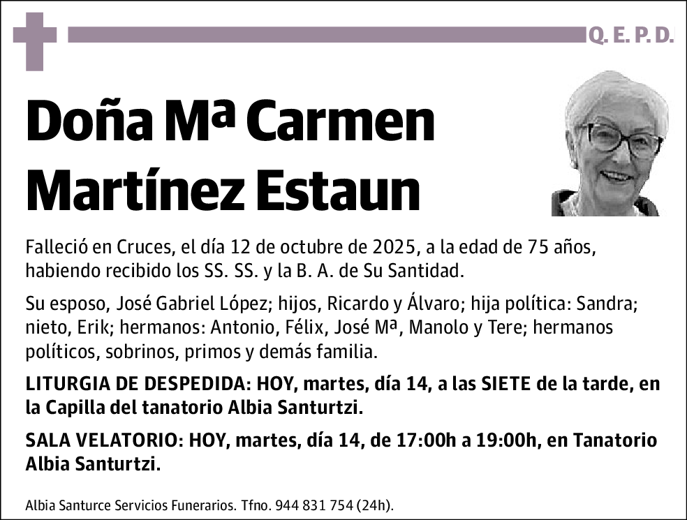 Mª Carmen Martínez Estaun