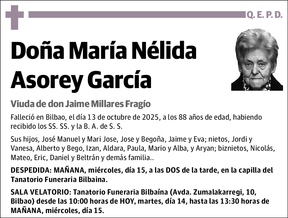 María Nélida Asorey García