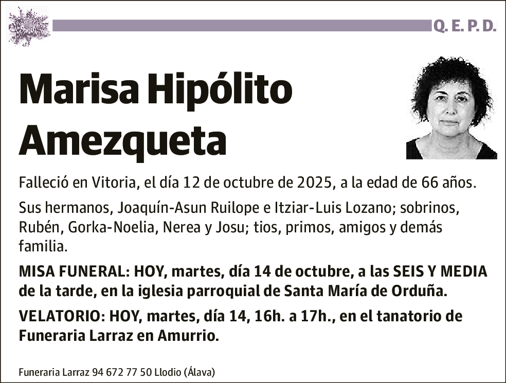 Marisa Hipólito Amezqueta