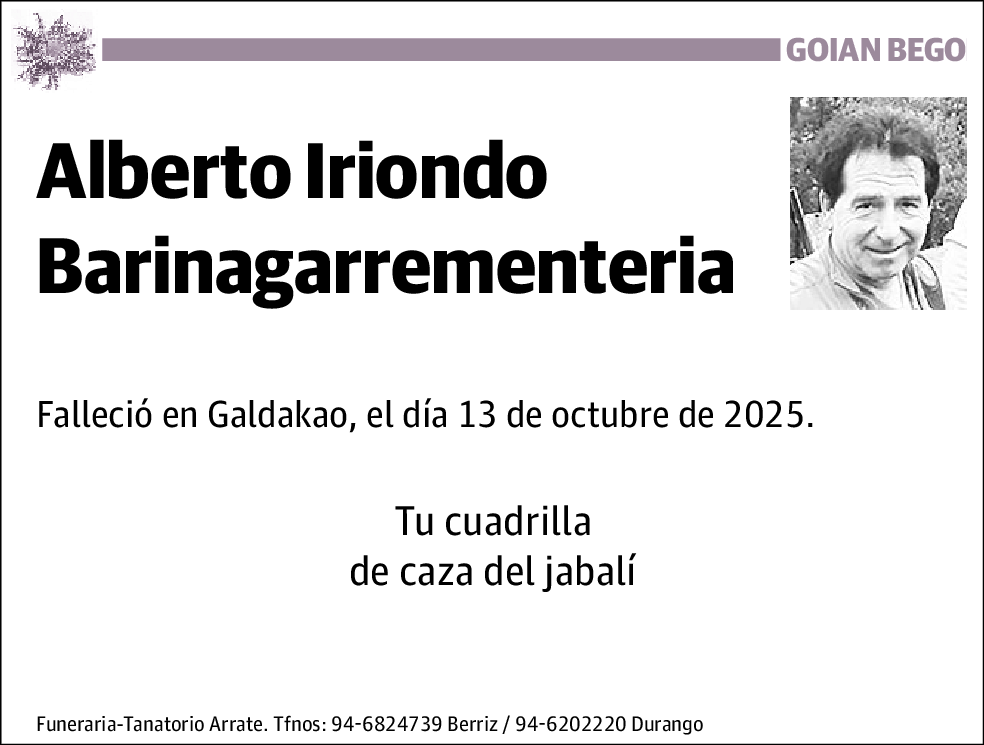 Alberto Iriondo Barinagarrementeria