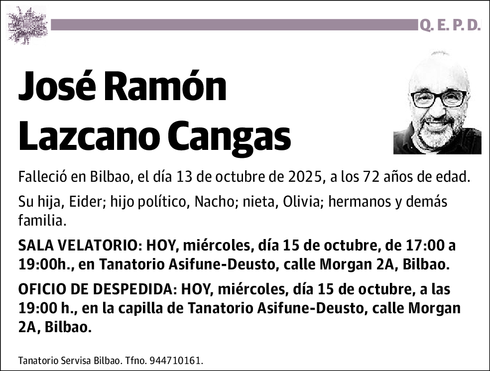 José Ramón Lazcano Cangas
