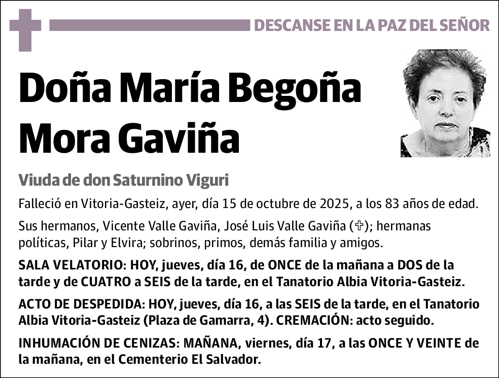 María Begoña Mora Gaviña