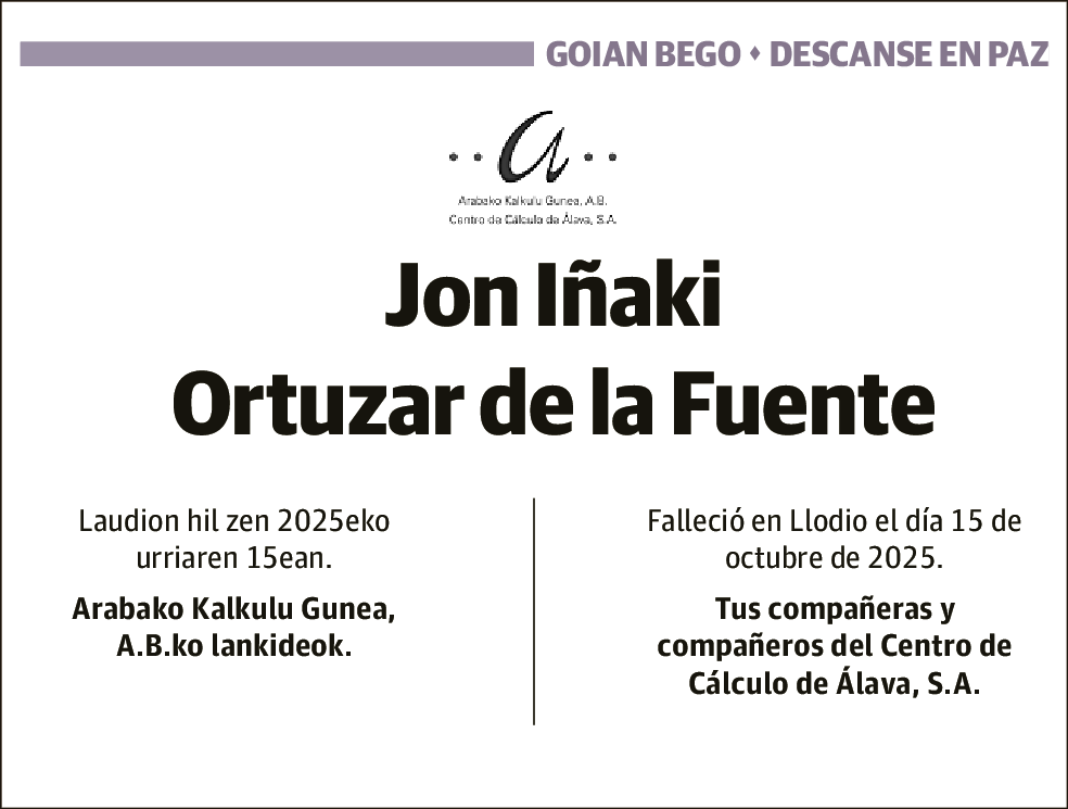 Jon Ortuzar de la Fuente