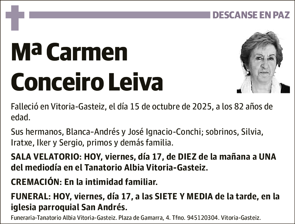 Mª Carmen Conceiro Leiva