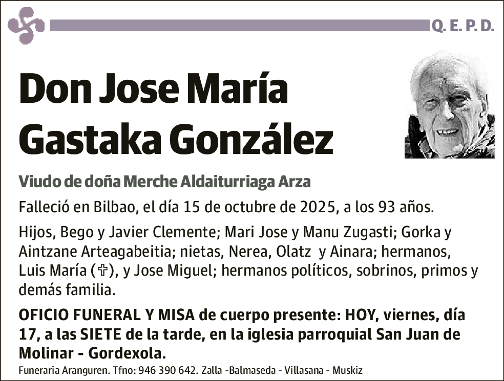 Jose María Gastaka González