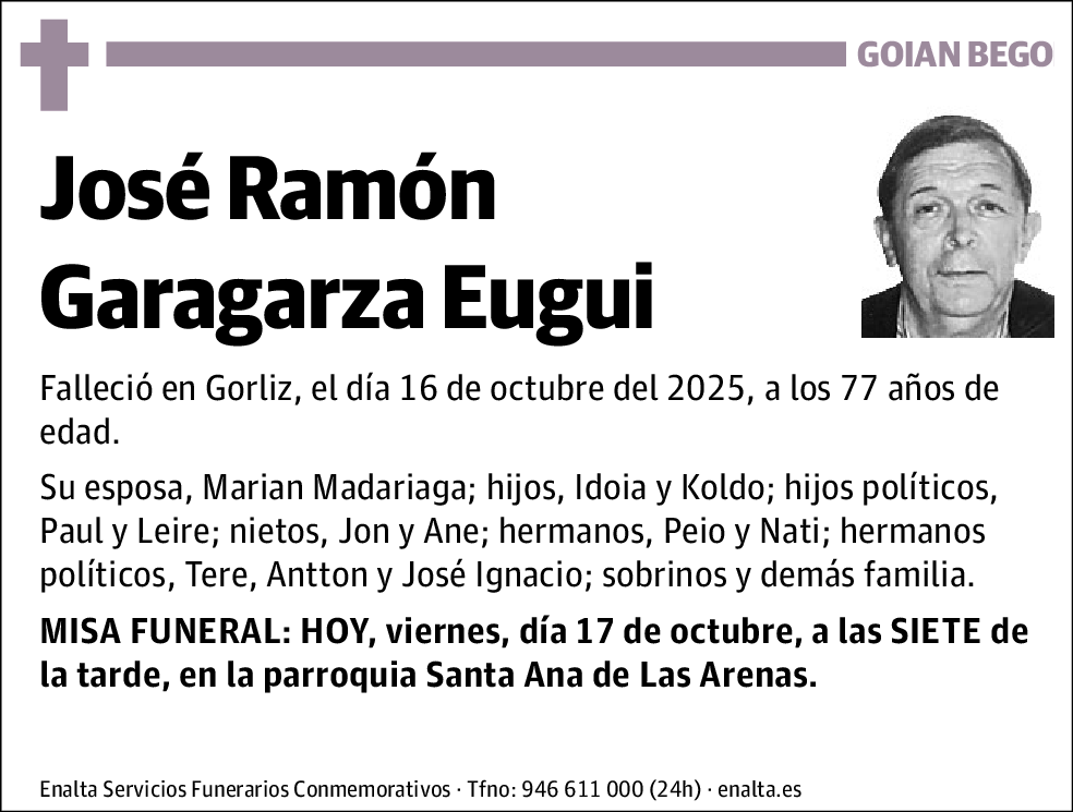 José Ramón Garagarza Eugui