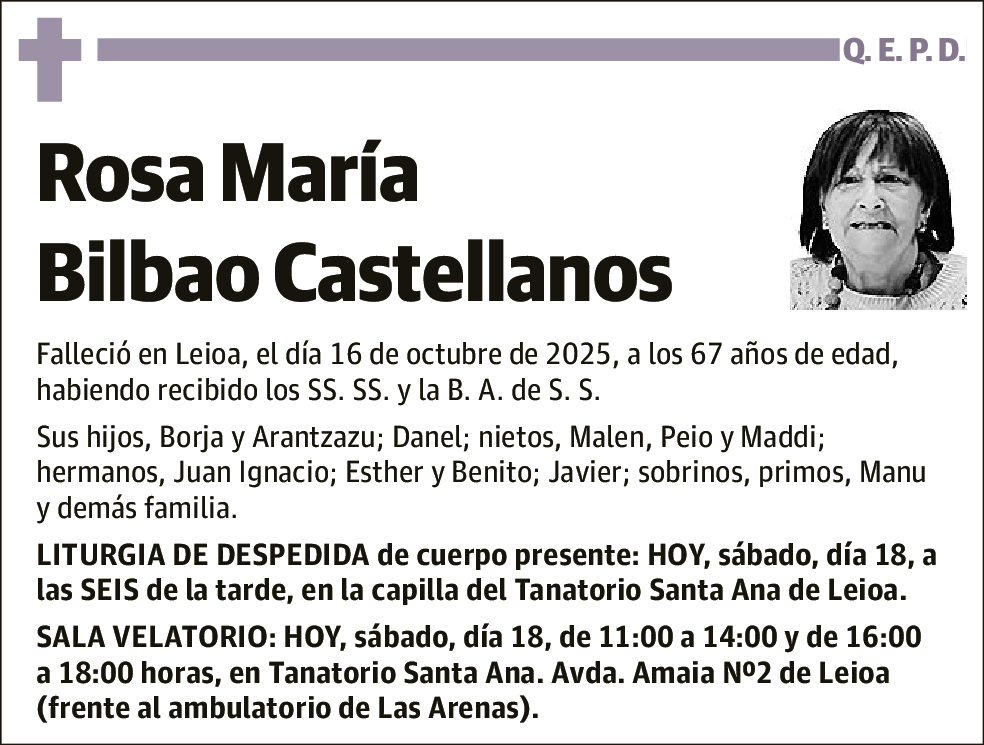 Rosa María Bilbao Castellanos