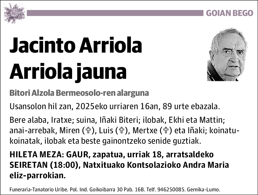 Jacinto Arriola Arriola