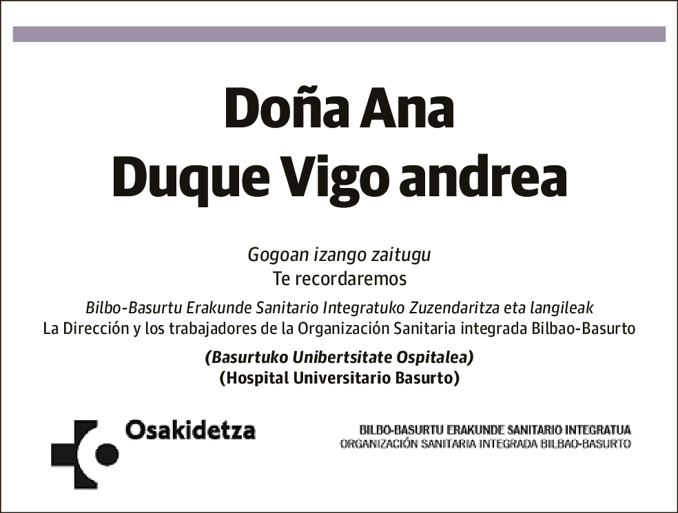Ana Duque Vigo