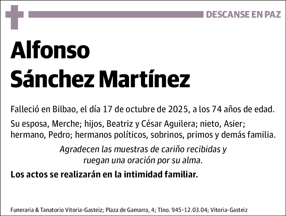 Alfonso Sánchez Martínez