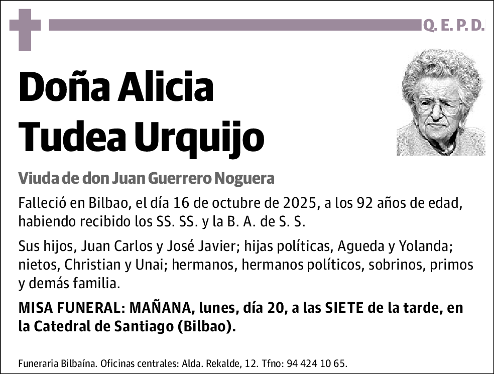 Alicia Tudea Urquijo