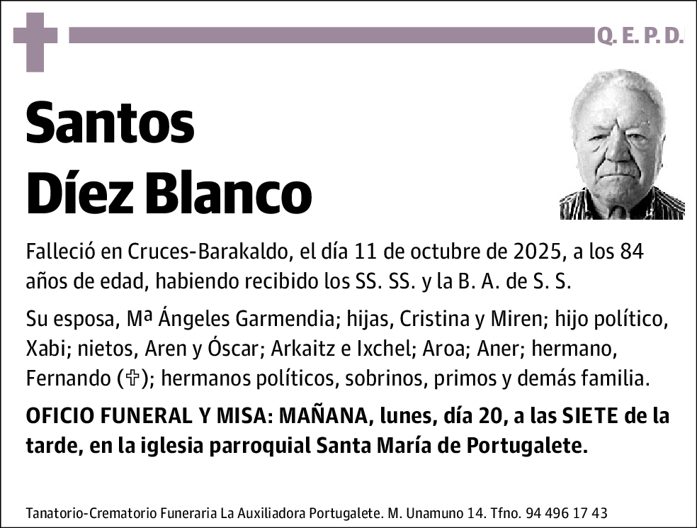 Santos Díez Blanco