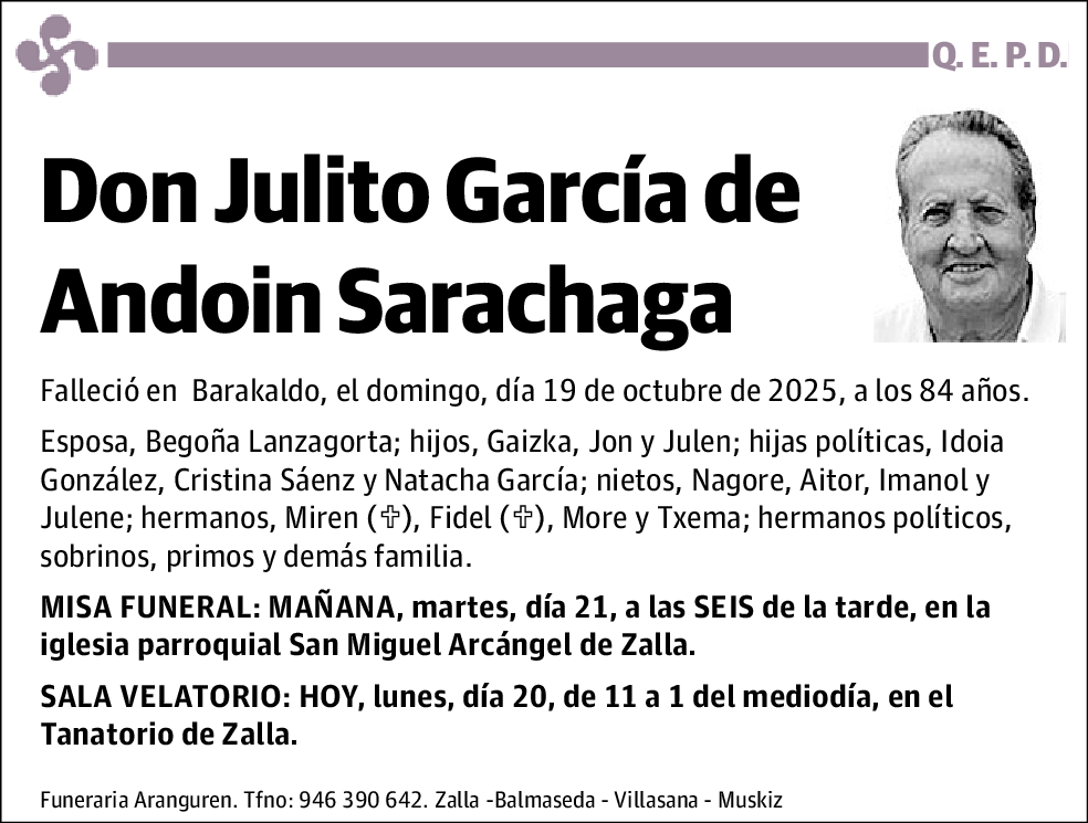 Julito García de Andoin Sarachaga