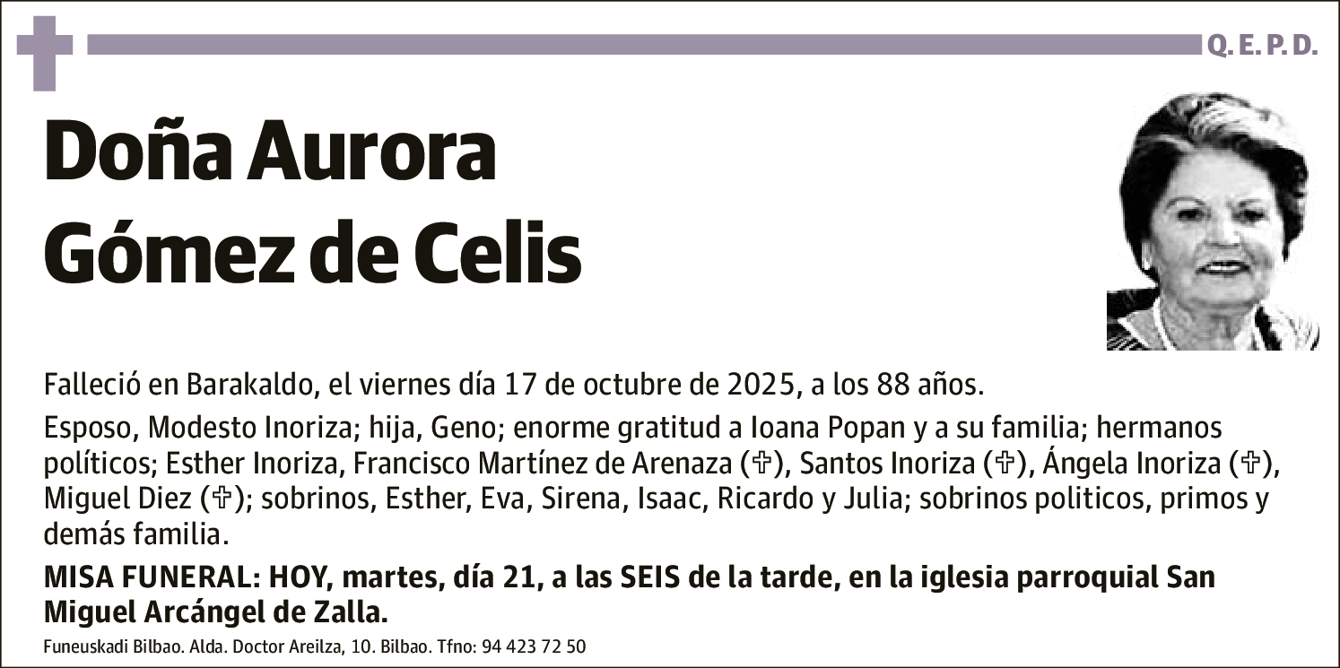 Aurora Gómez de Celis