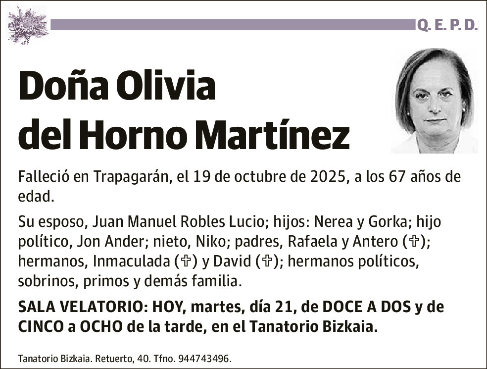 Oliviad del Horno Martínez