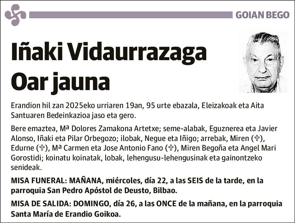 Iñaki Vidaurrazaga Oar