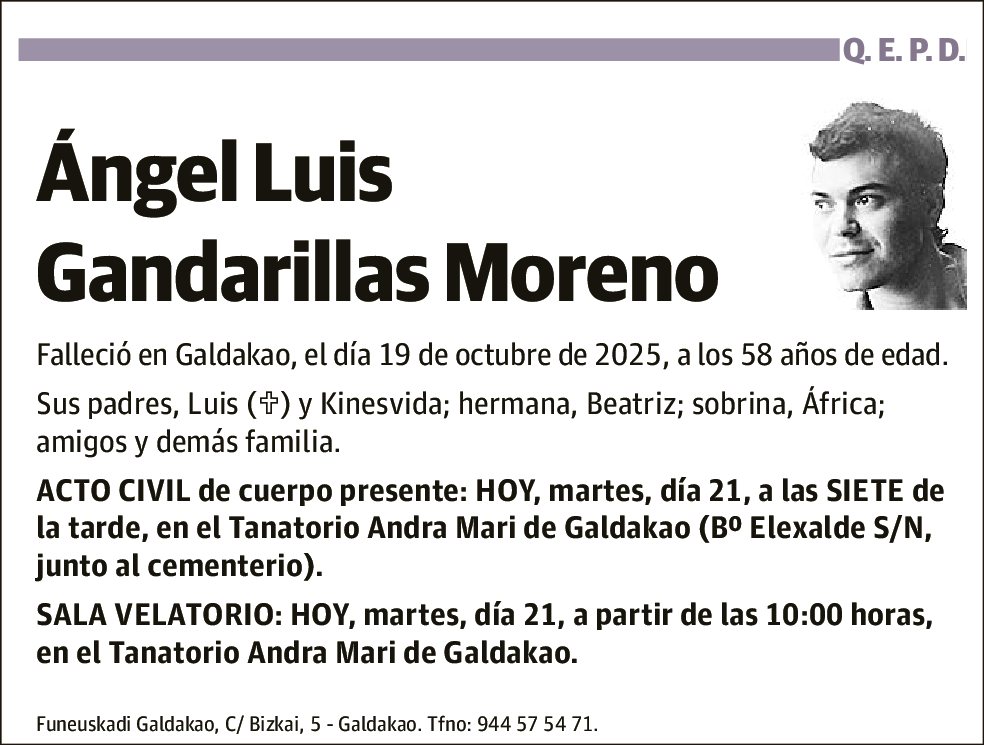 Ángel Luis Gandarillas Moreno
