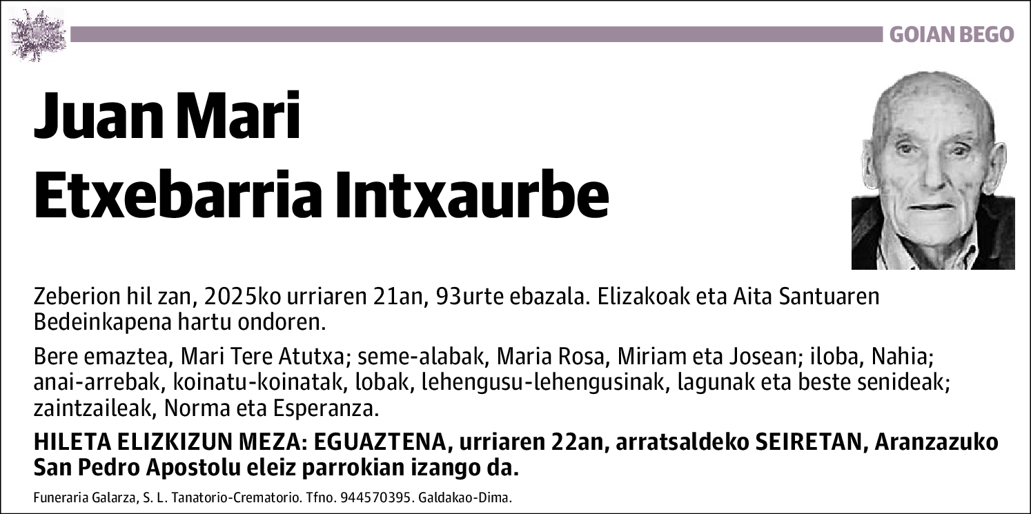 Juan Mari Etxebarria Intxaurbe