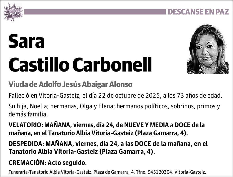 Sara Castillo Carbonell