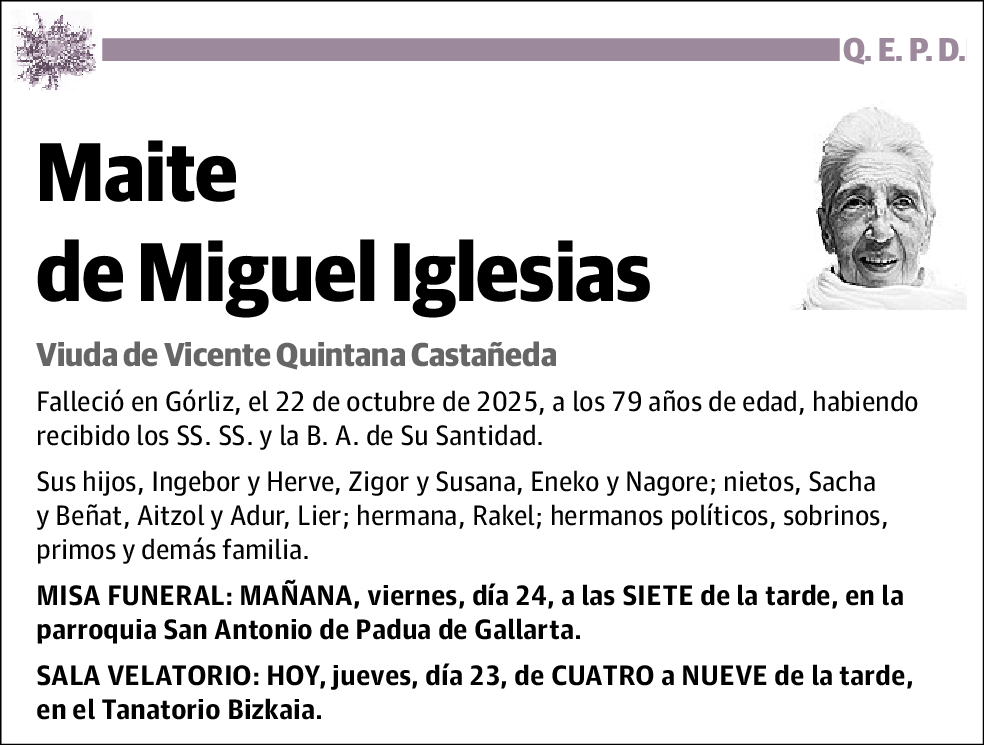 Maite de Miguel Iglesias