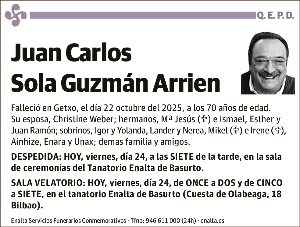 Juan Carlos Sola Guzman Arrien