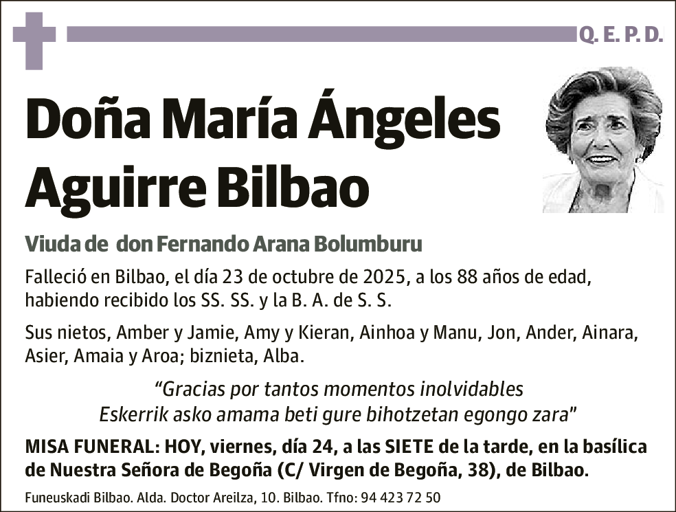 María Ángeles Aguirre Bilbao