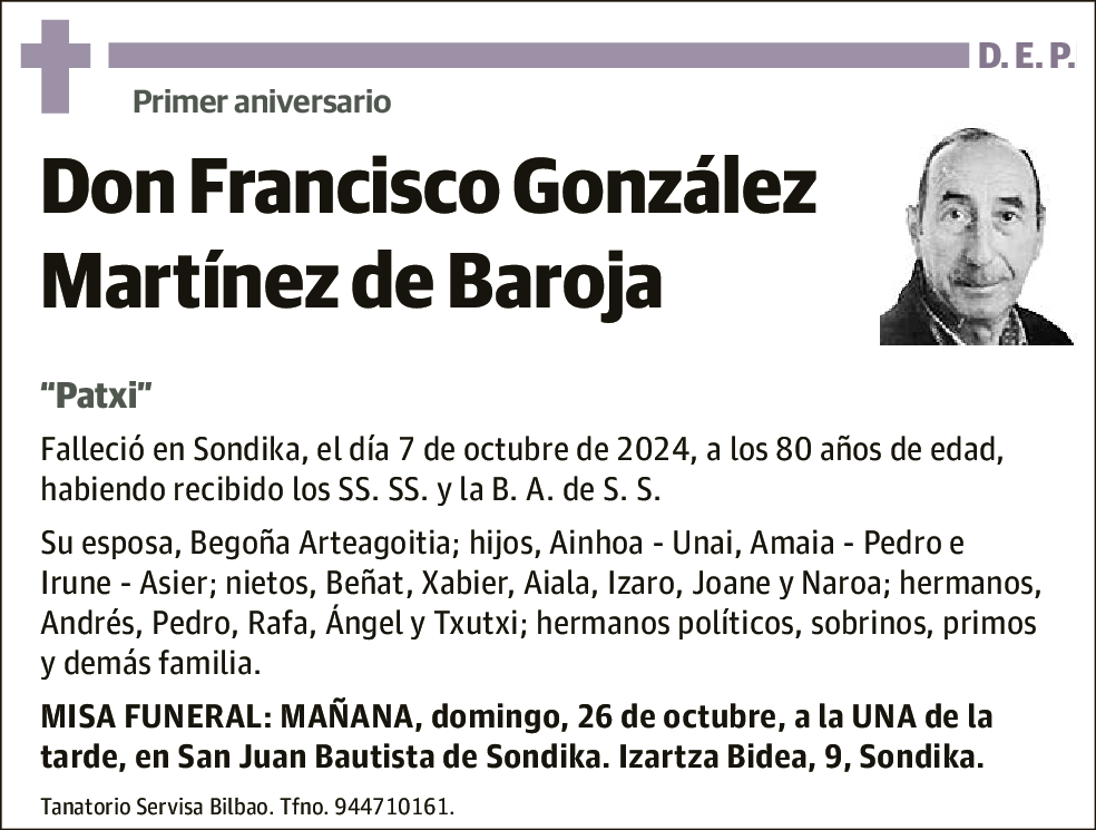 Francisco González Martínez de Baroja