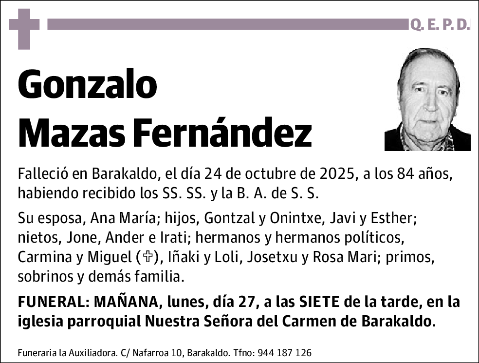 Gonzalo Mazas Fernández